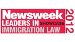 Newsweek 2012 Leaders in showcase Immigration Law